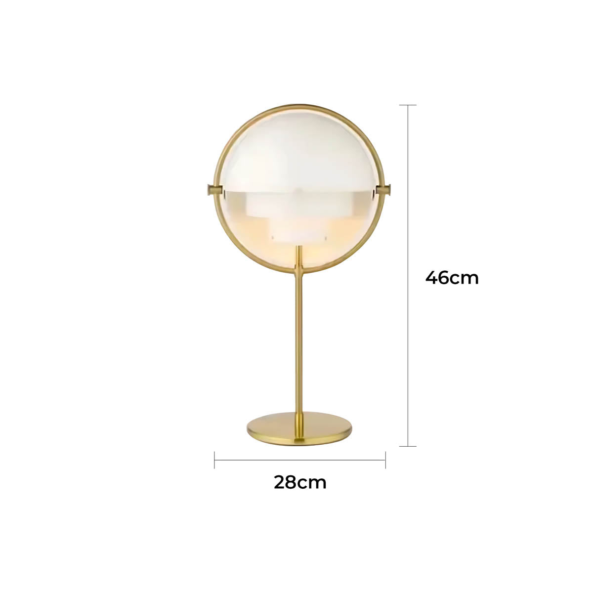 Lindenwood Frame Metal Globe Table & Floor Lamp — gallery image 19
