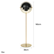 Lindenwood Frame Metal Globe Table & Floor Lamp — gallery image 22