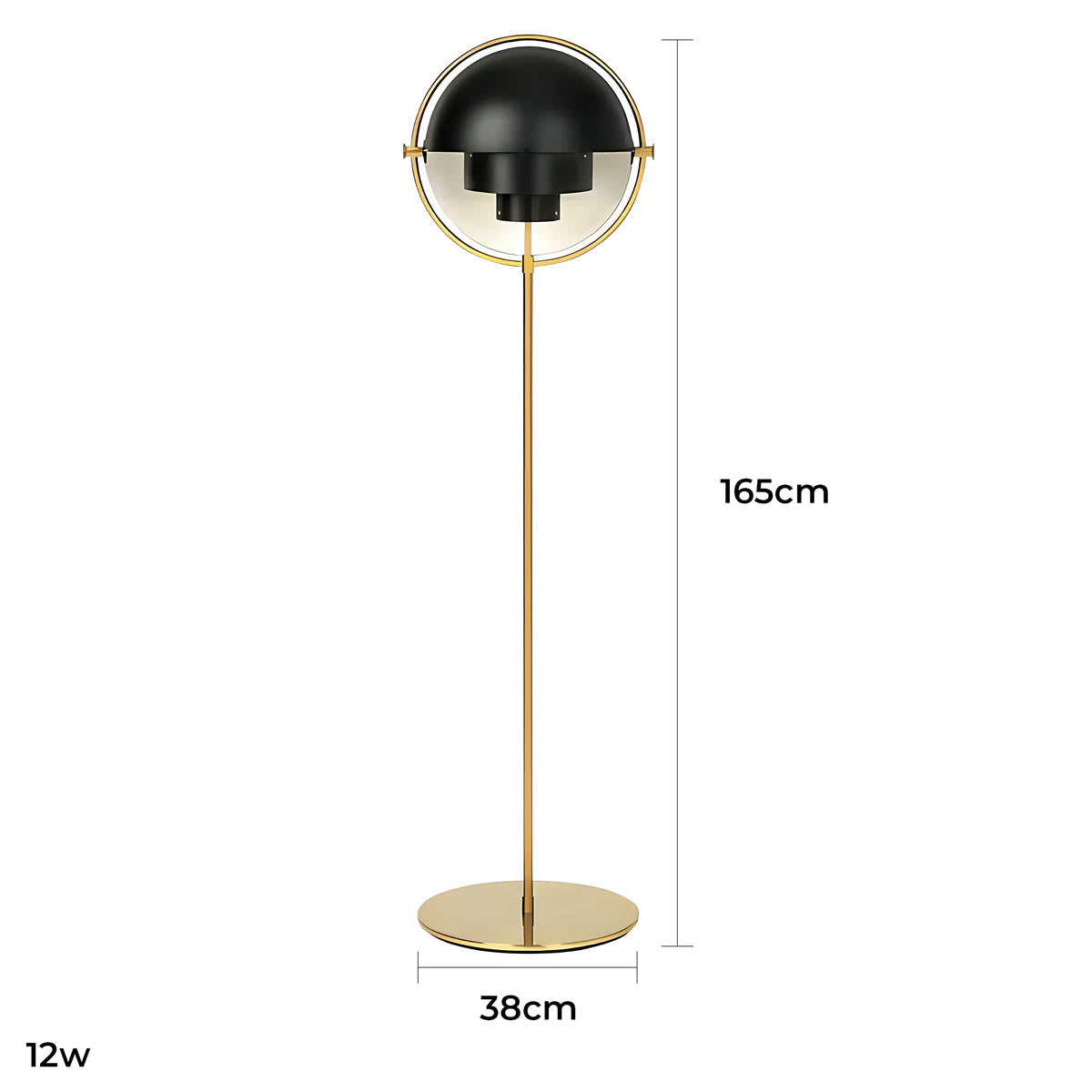 Lindenwood Frame Metal Globe Table & Floor Lamp — gallery image 22