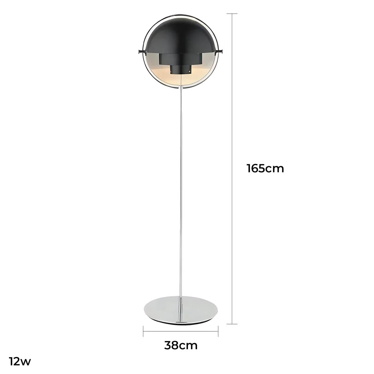 Lindenwood Frame Metal Globe Table & Floor Lamp — gallery image 23