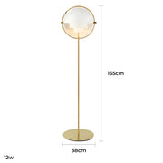 Lindenwood Frame Metal Globe Table & Floor Lamp — gallery image 24