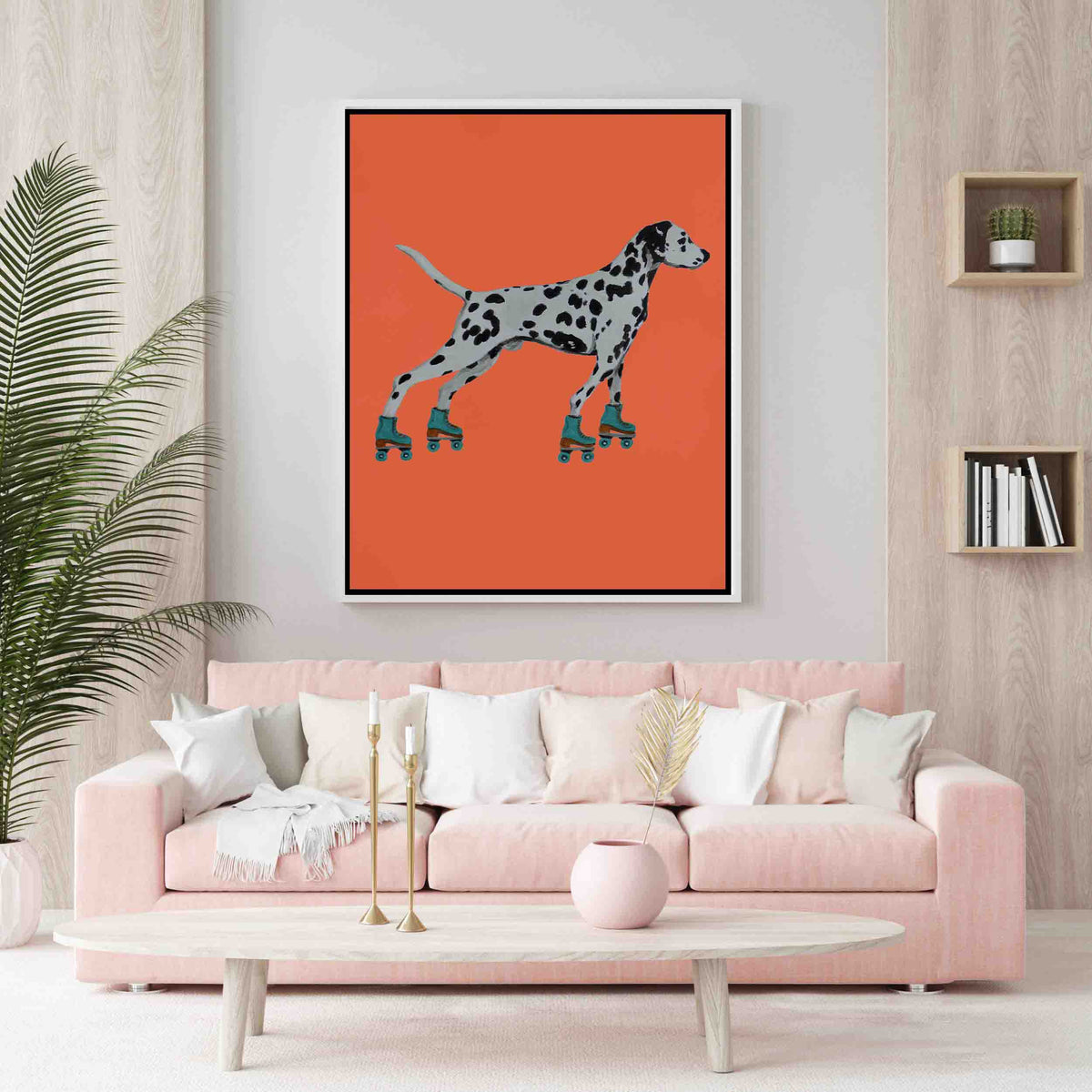 Willoughby Axis Dalmatian Canvas Wall Art — gallery image 8