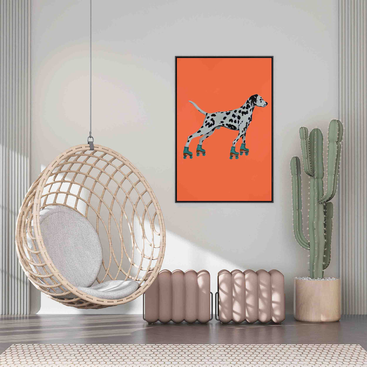 Willoughby Axis Dalmatian Canvas Wall Art — gallery image 9
