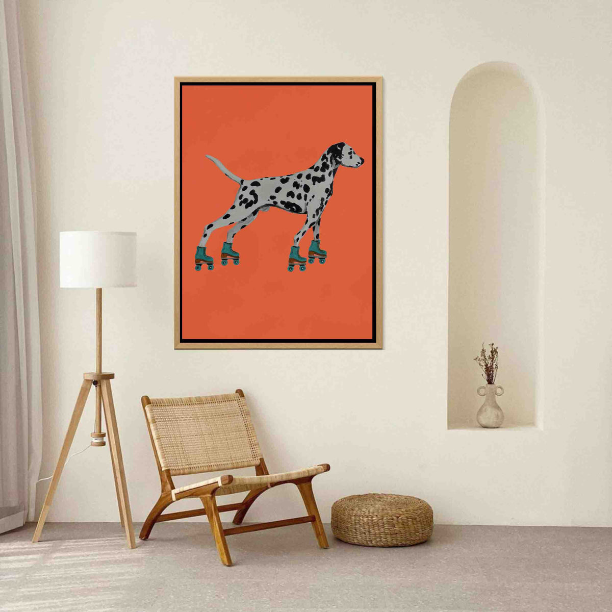 Willoughby Axis Dalmatian Canvas Wall Art — gallery image 2