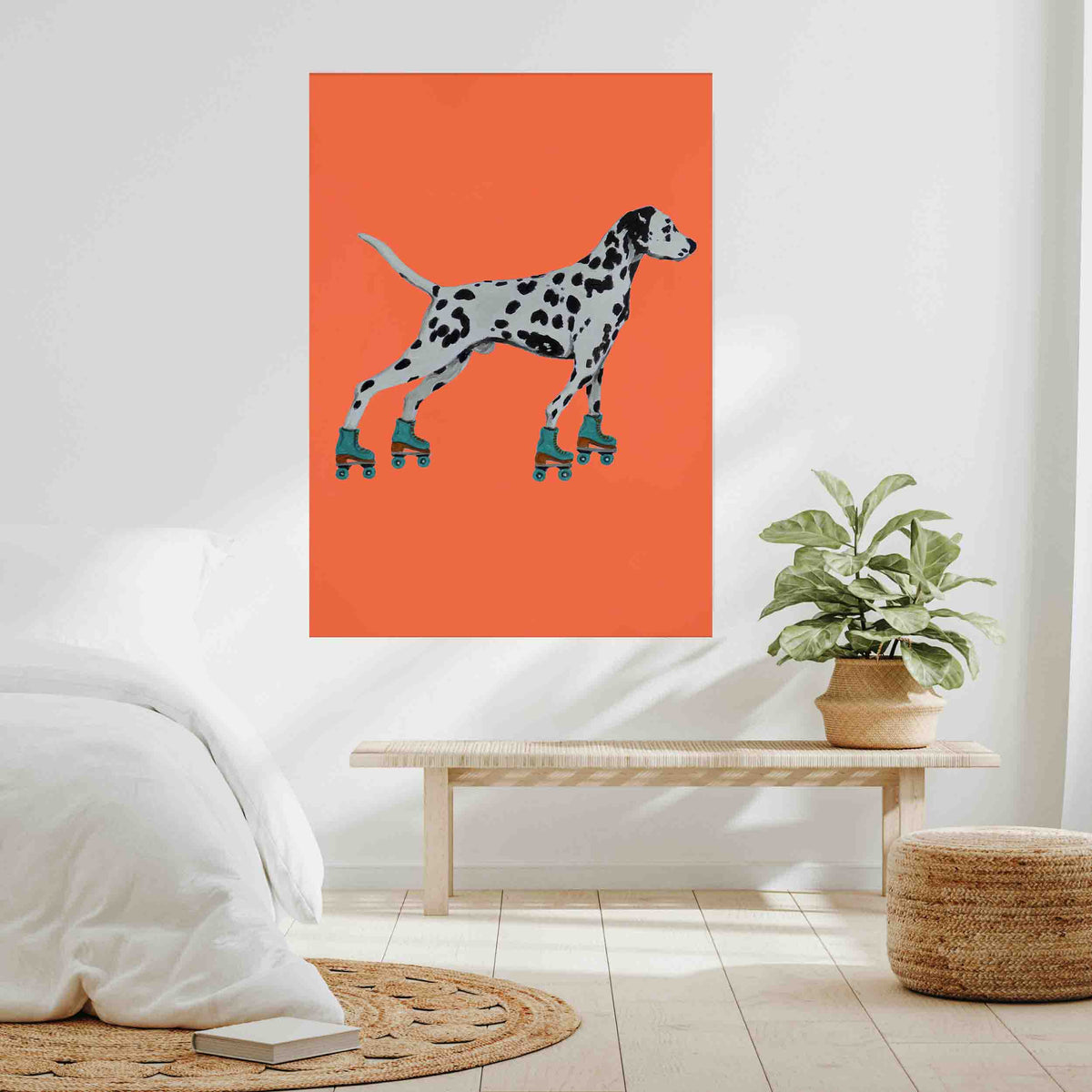 Willoughby Axis Dalmatian Canvas Wall Art — gallery image 3
