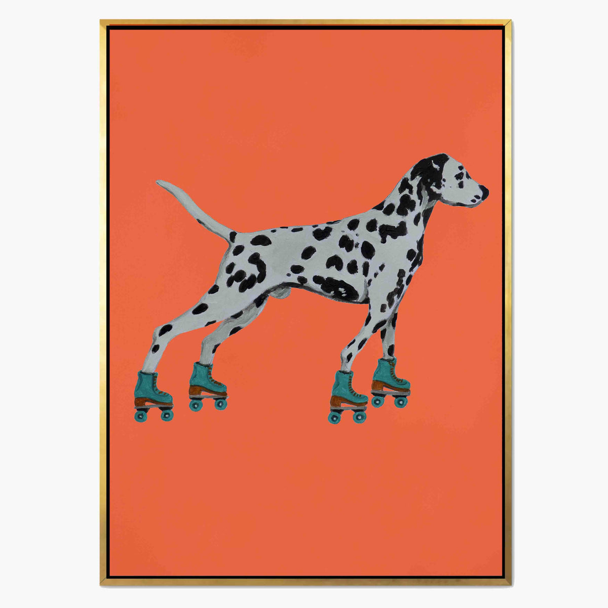 Willoughby Axis Dalmatian Canvas Wall Art — gallery image 1