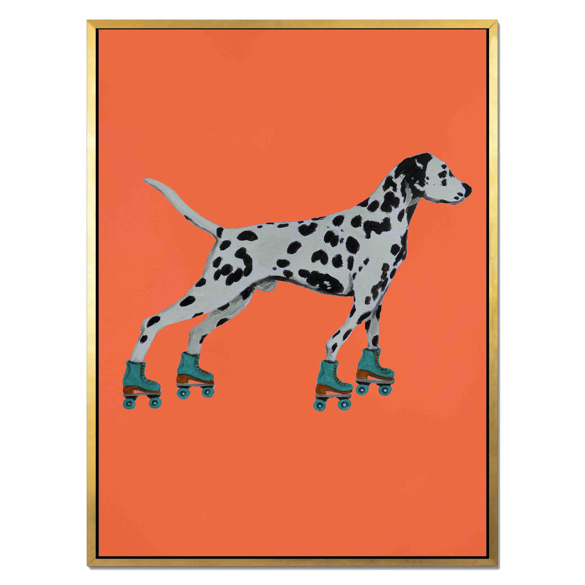Willoughby Axis Dalmatian Canvas Wall Art — gallery image 36