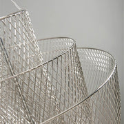 Thistle Frame Stainless Steel Globe Chandelier — gallery image 14