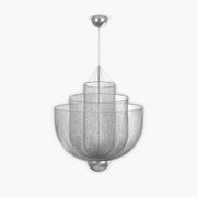 Thistle Frame Stainless Steel Globe Chandelier — gallery image 1