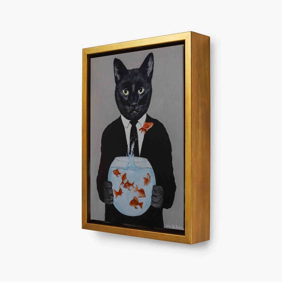 Greystone Axis Cat Canvas Wall Art — gallery image 10