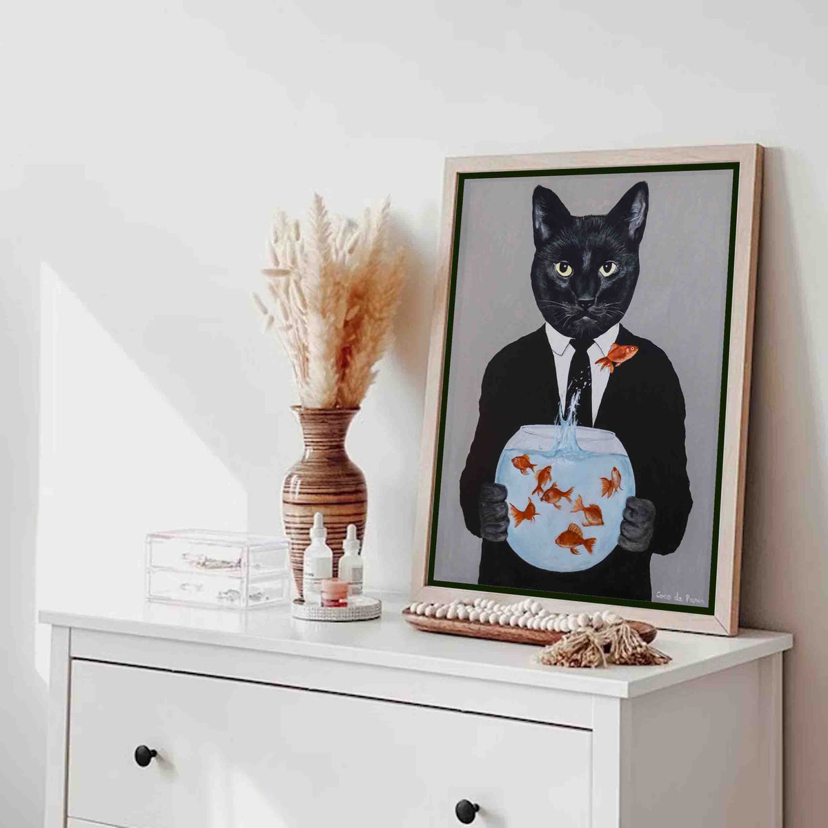 Greystone Axis Cat Canvas Wall Art — gallery image 3