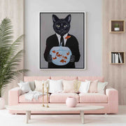 Greystone Axis Cat Canvas Wall Art — gallery image 6
