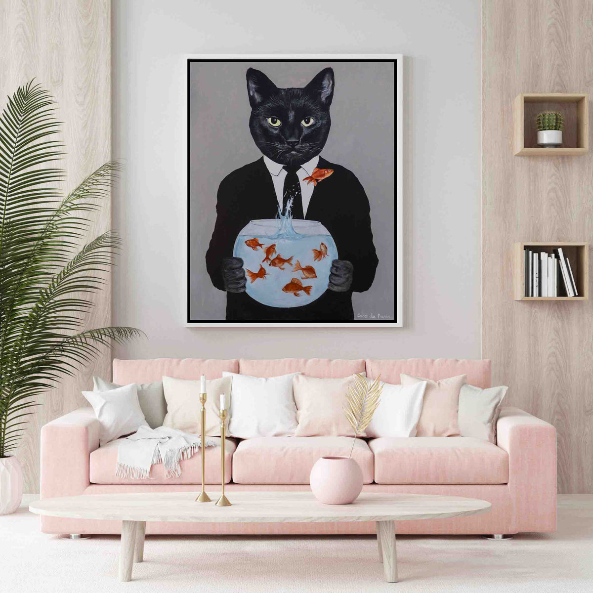 Greystone Axis Cat Canvas Wall Art — gallery image 6
