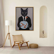 Greystone Axis Cat Canvas Wall Art — gallery image 8