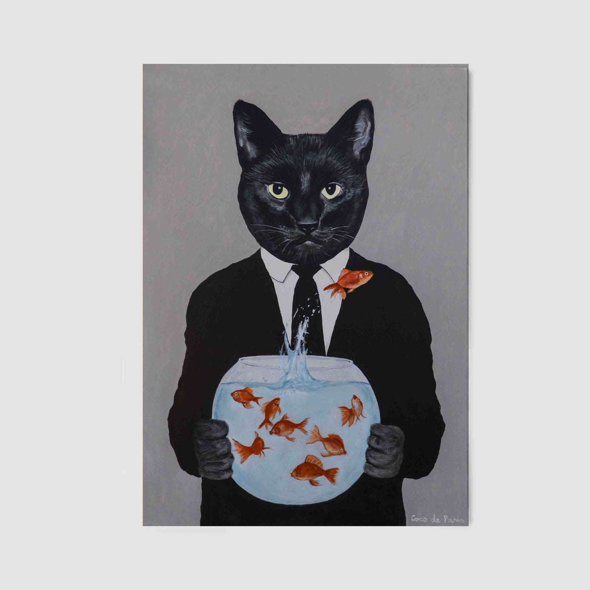 Greystone Axis Cat Canvas Wall Art — gallery image 13
