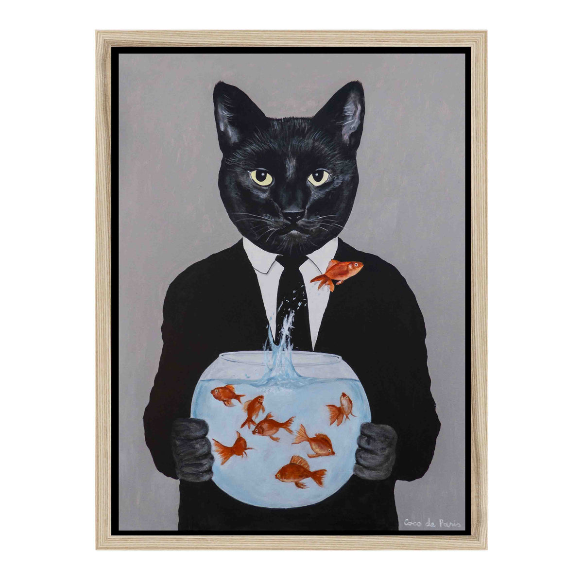 Greystone Axis Cat Canvas Wall Art — gallery image 38