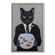 Greystone Axis Cat Canvas Wall Art — gallery image 45