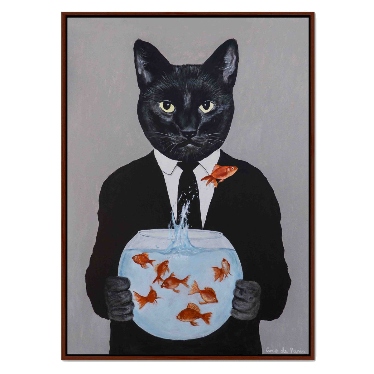 Greystone Axis Cat Canvas Wall Art — gallery image 25