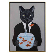 Greystone Axis Cat Canvas Wall Art — gallery image 31