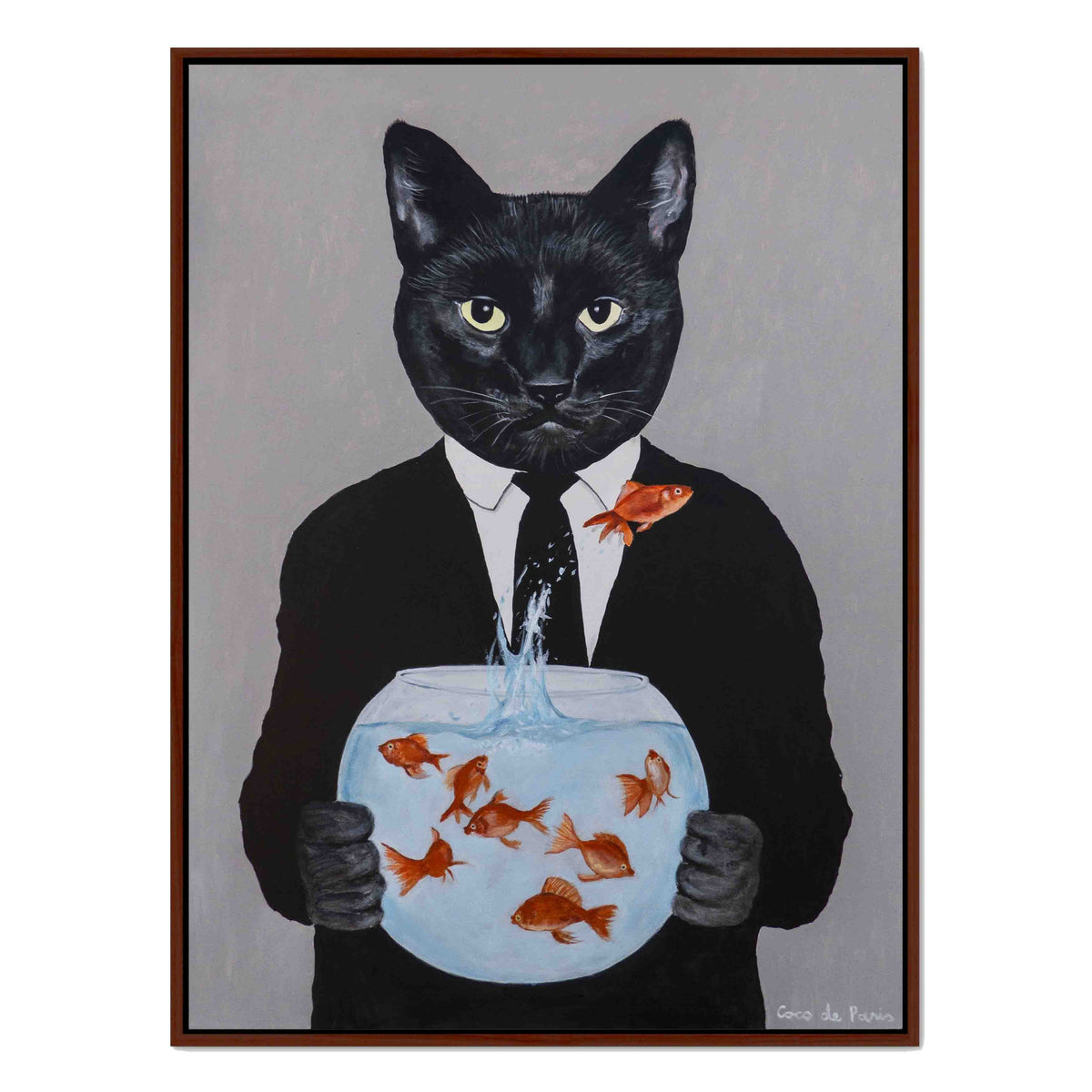 Greystone Axis Cat Canvas Wall Art — gallery image 29
