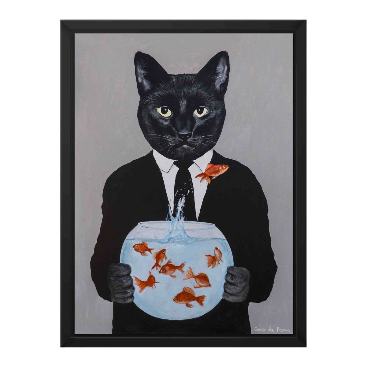 Greystone Axis Cat Canvas Wall Art — gallery image 20