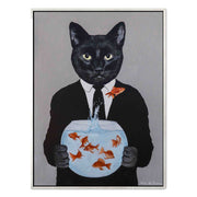 Greystone Axis Cat Canvas Wall Art — gallery image 47