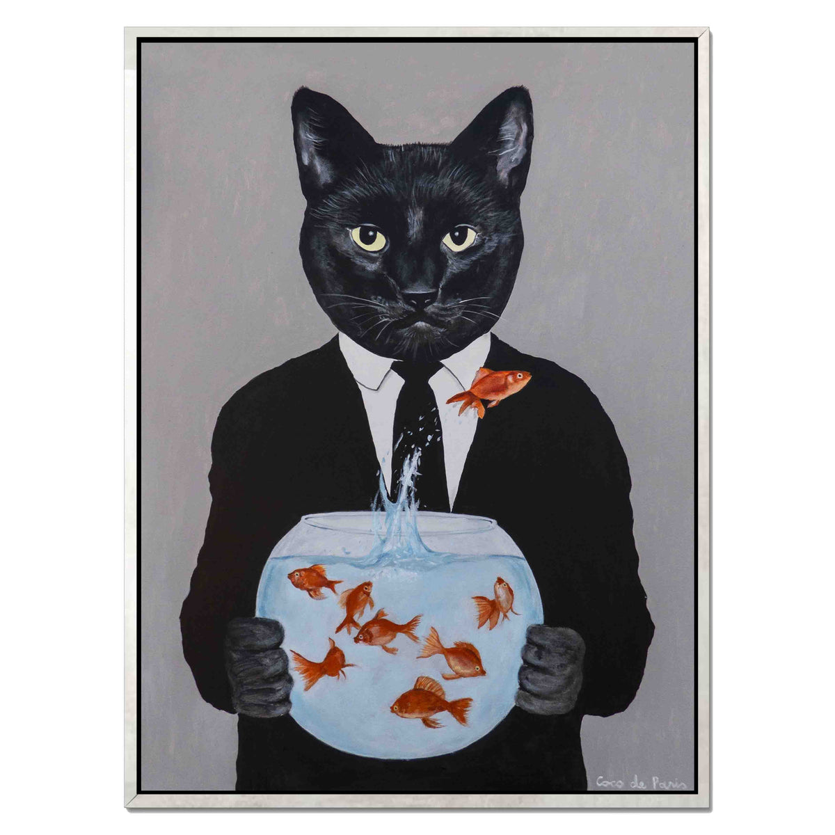 Greystone Axis Cat Canvas Wall Art — gallery image 46
