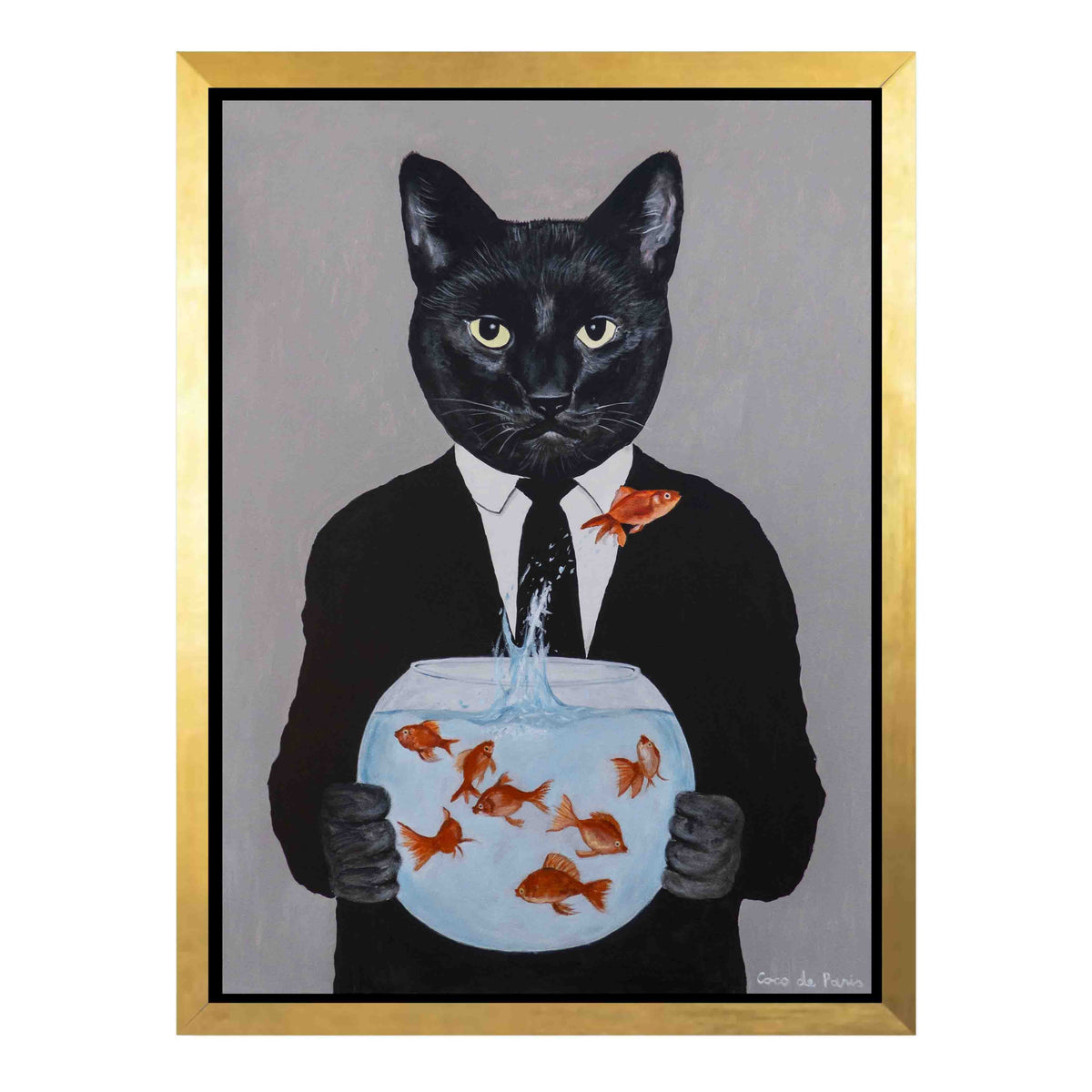 Greystone Axis Cat Canvas Wall Art — gallery image 32
