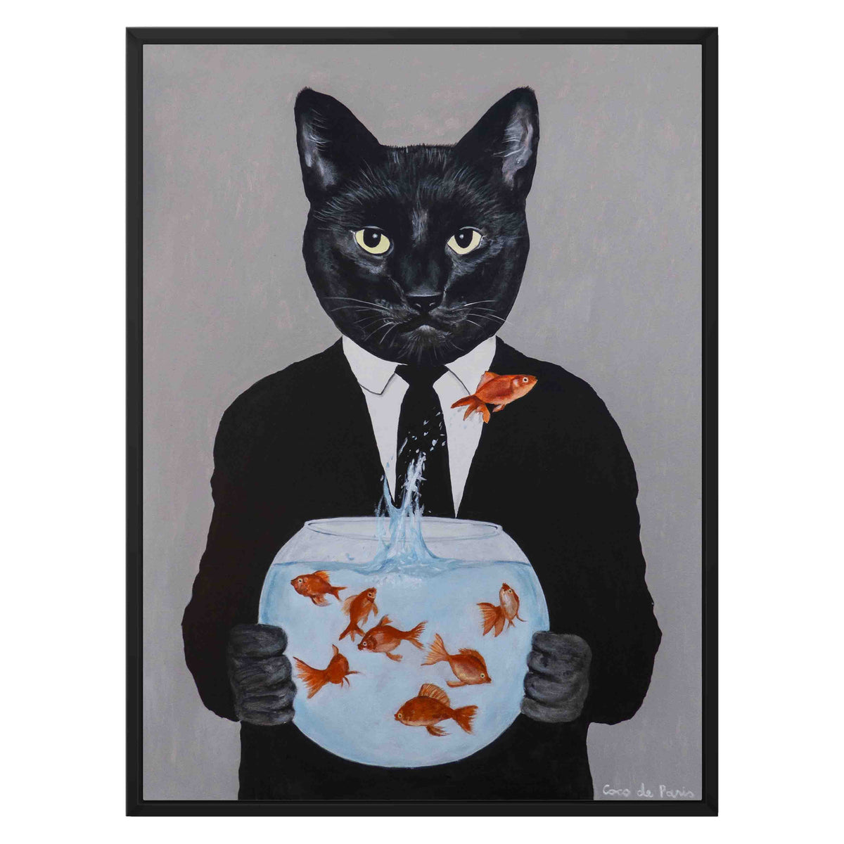 Greystone Axis Cat Canvas Wall Art — gallery image 22