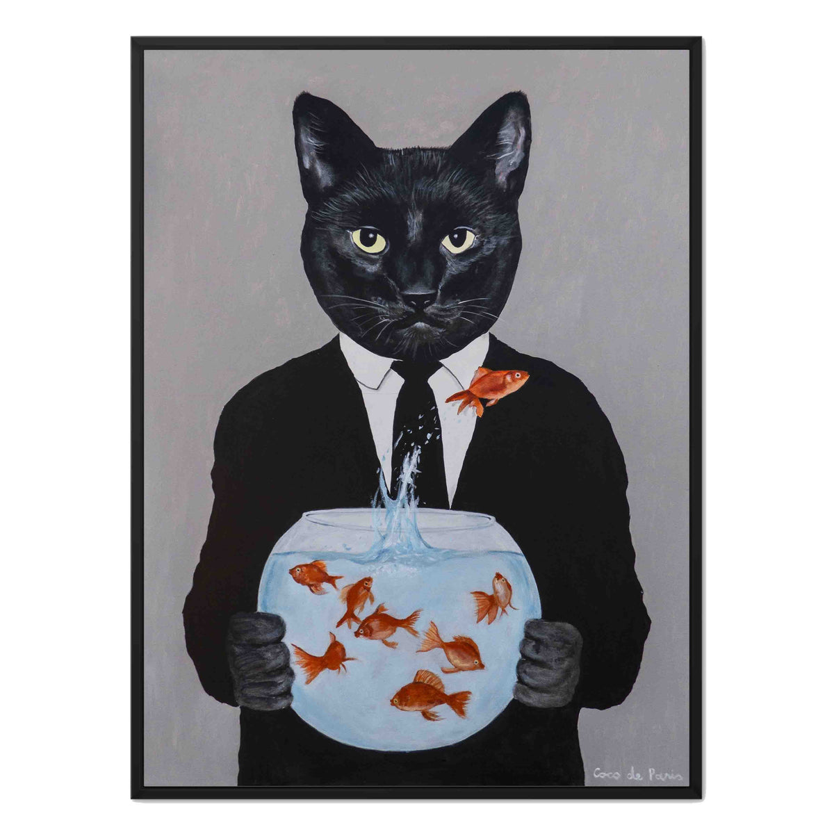 Greystone Axis Cat Canvas Wall Art — gallery image 23
