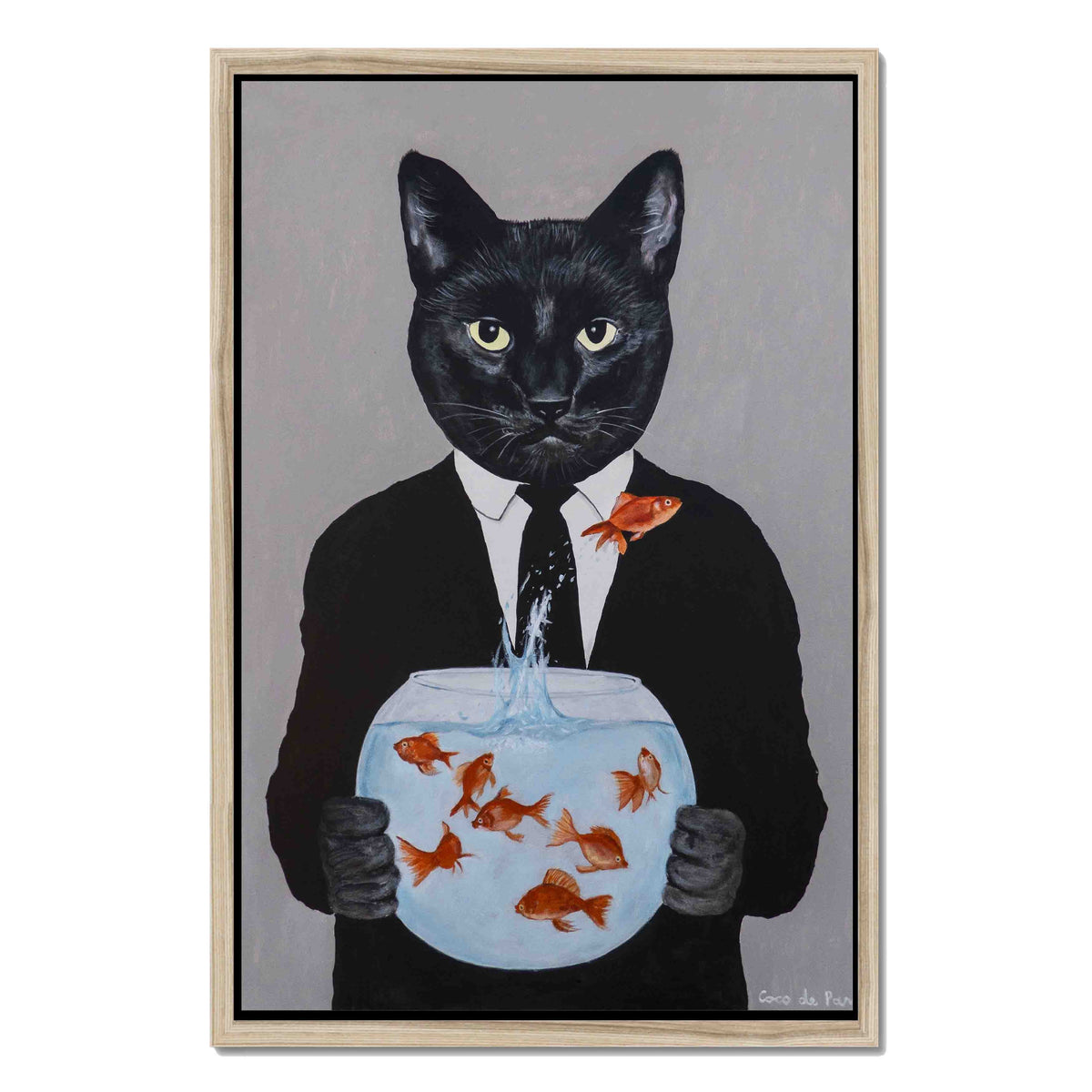 Greystone Axis Cat Canvas Wall Art — gallery image 39