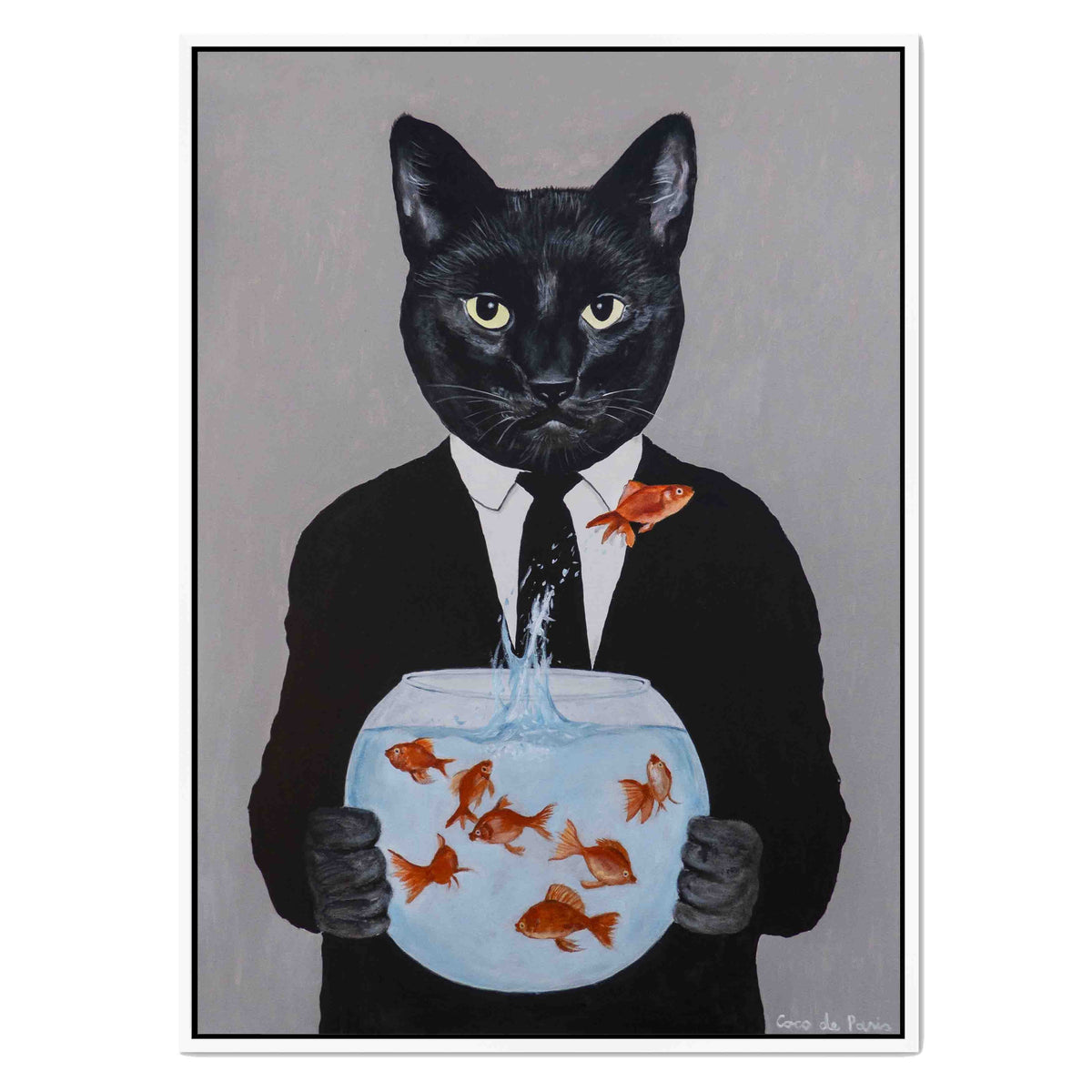 Greystone Axis Cat Canvas Wall Art — gallery image 49