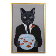 Greystone Axis Cat Canvas Wall Art — gallery image 33