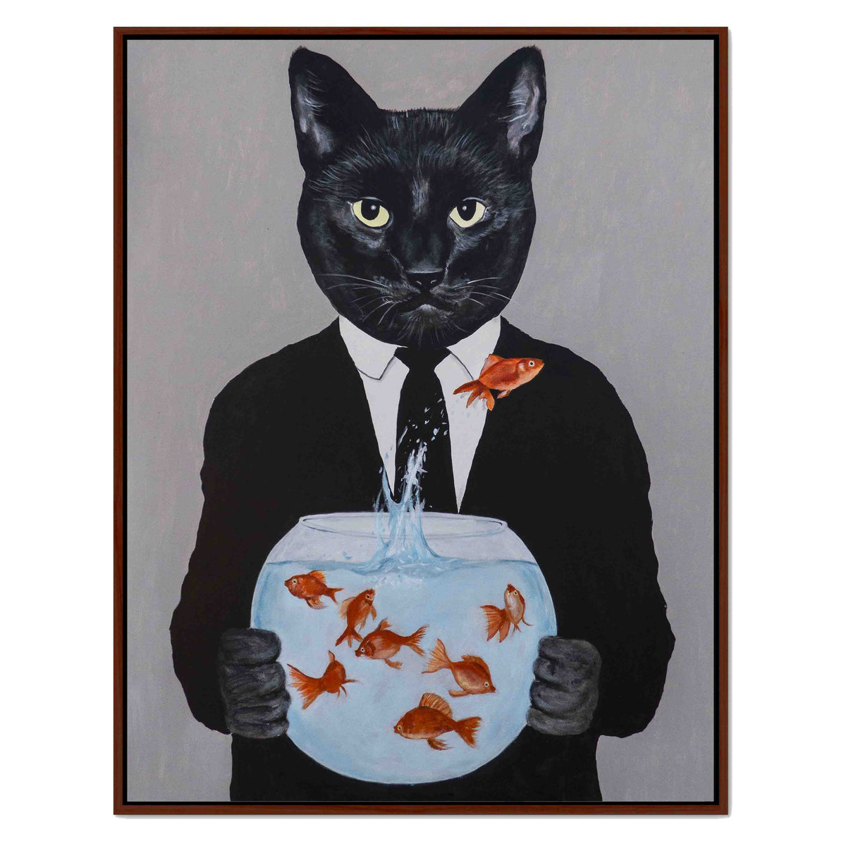 Greystone Axis Cat Canvas Wall Art — gallery image 24