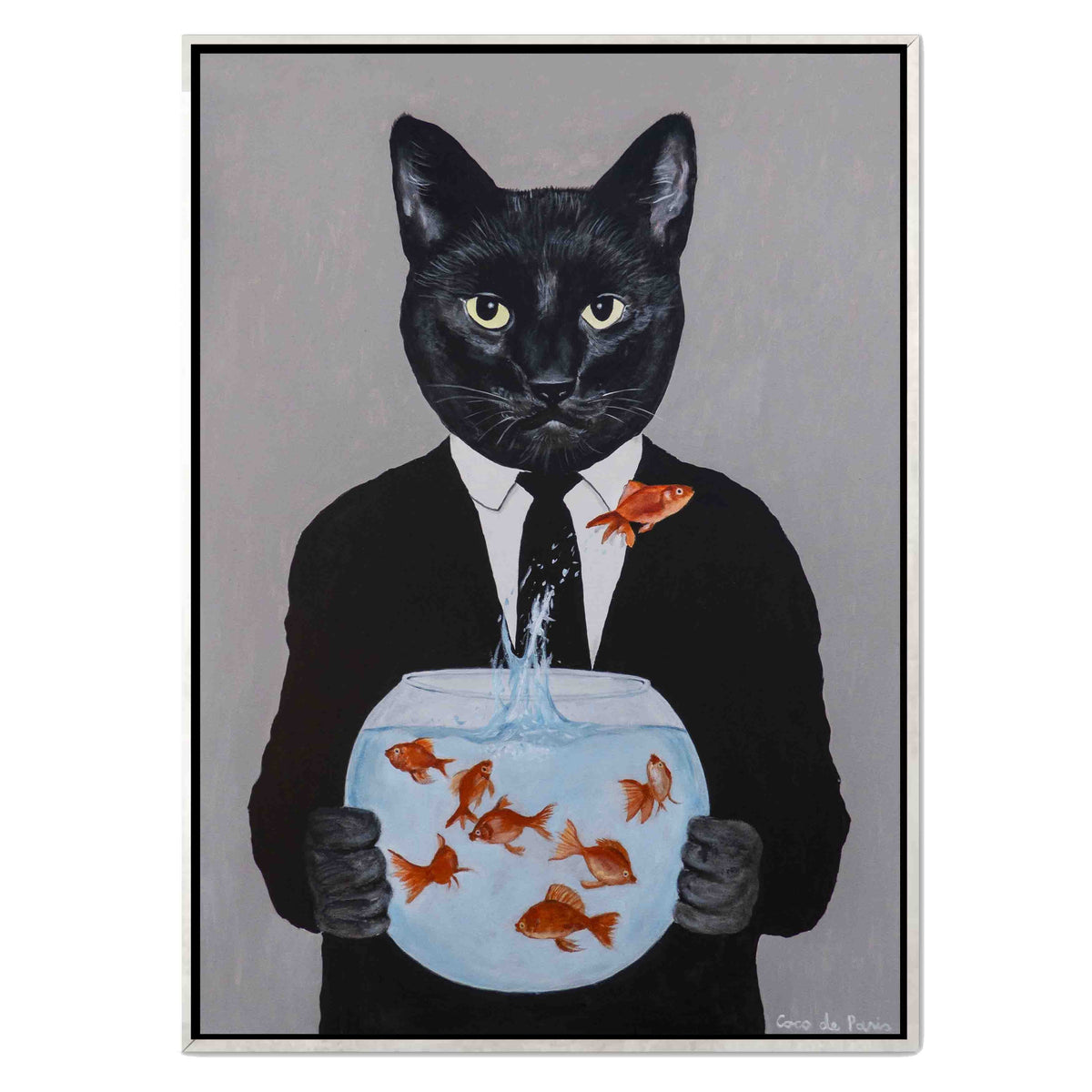 Greystone Axis Cat Canvas Wall Art — gallery image 43
