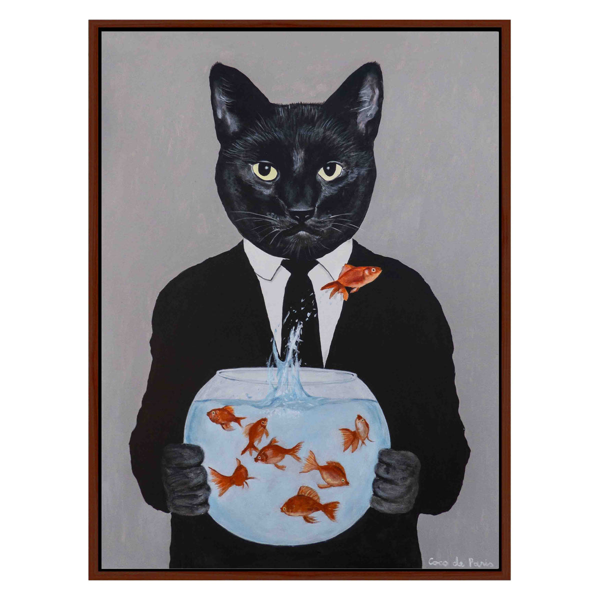 Greystone Axis Cat Canvas Wall Art — gallery image 28