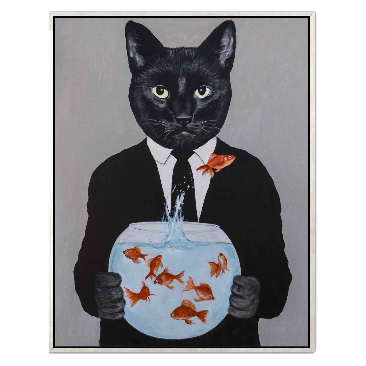 Greystone Axis Cat Canvas Wall Art — gallery image 42