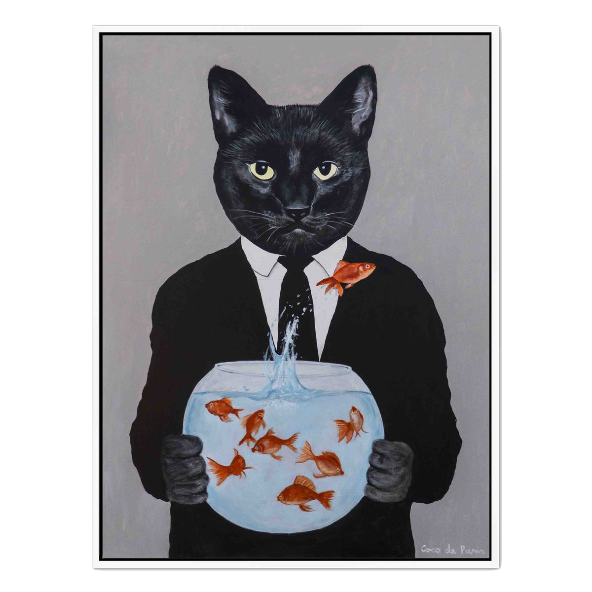 Greystone Axis Cat Canvas Wall Art — gallery image 53