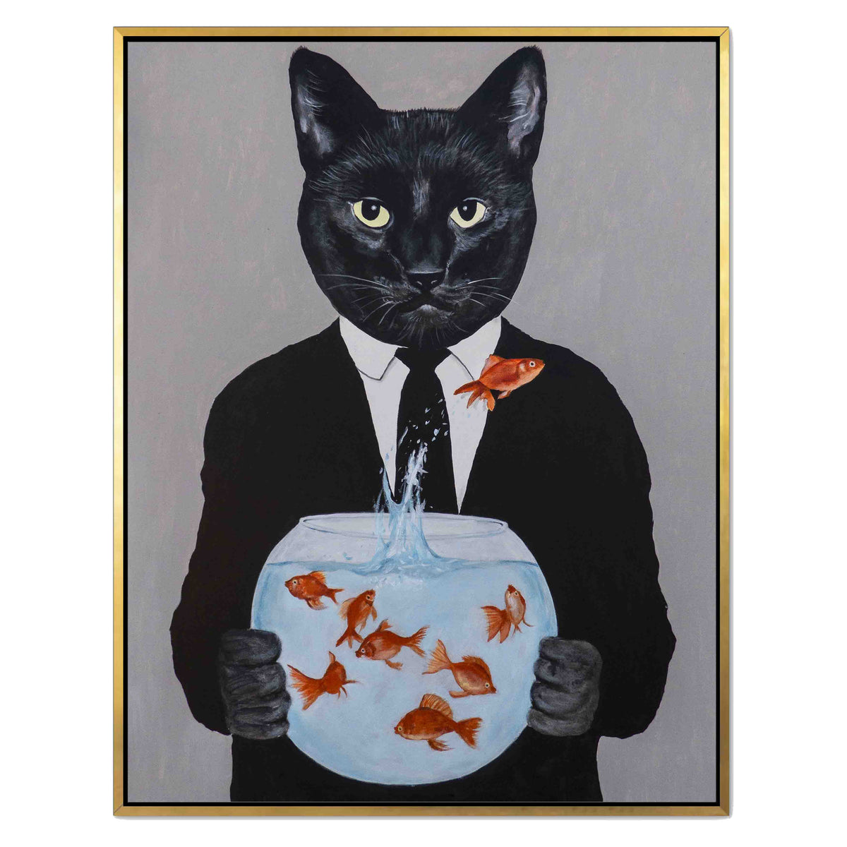 Greystone Axis Cat Canvas Wall Art — gallery image 30
