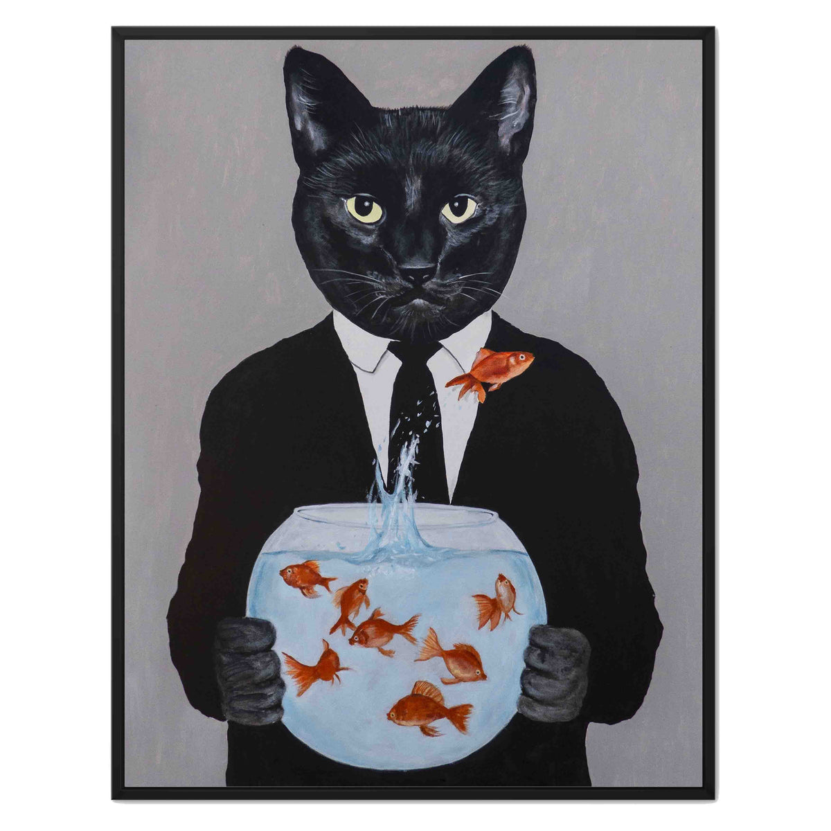 Greystone Axis Cat Canvas Wall Art — gallery image 18