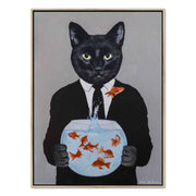 Greystone Axis Cat Canvas Wall Art — gallery image 41