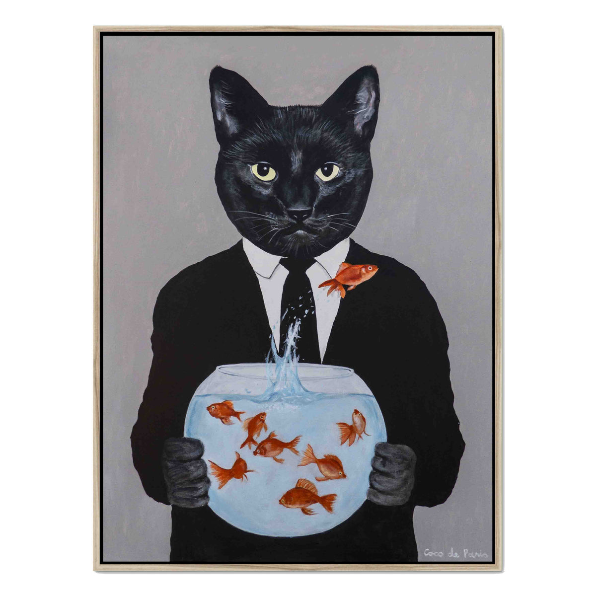 Greystone Axis Cat Canvas Wall Art — gallery image 41