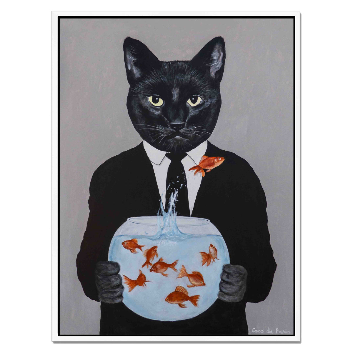 Greystone Axis Cat Canvas Wall Art — gallery image 52