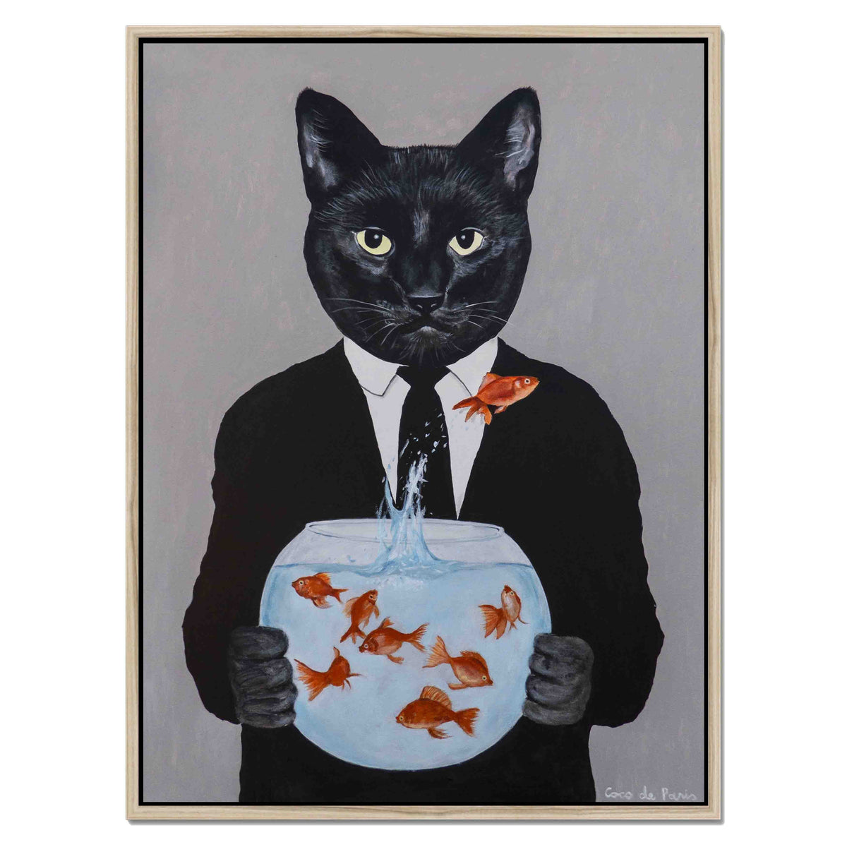 Greystone Axis Cat Canvas Wall Art — gallery image 40