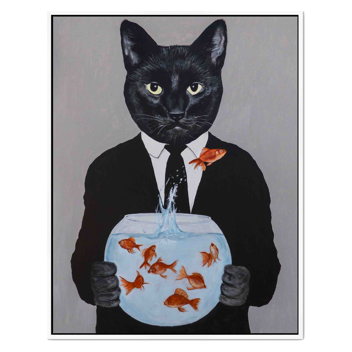 Greystone Axis Cat Canvas Wall Art — gallery image 48