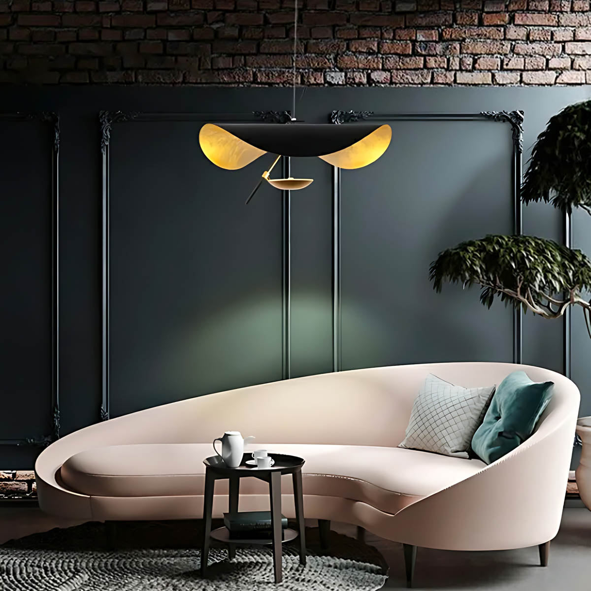 Fennel Frame Iron Pendant Light — gallery image 5