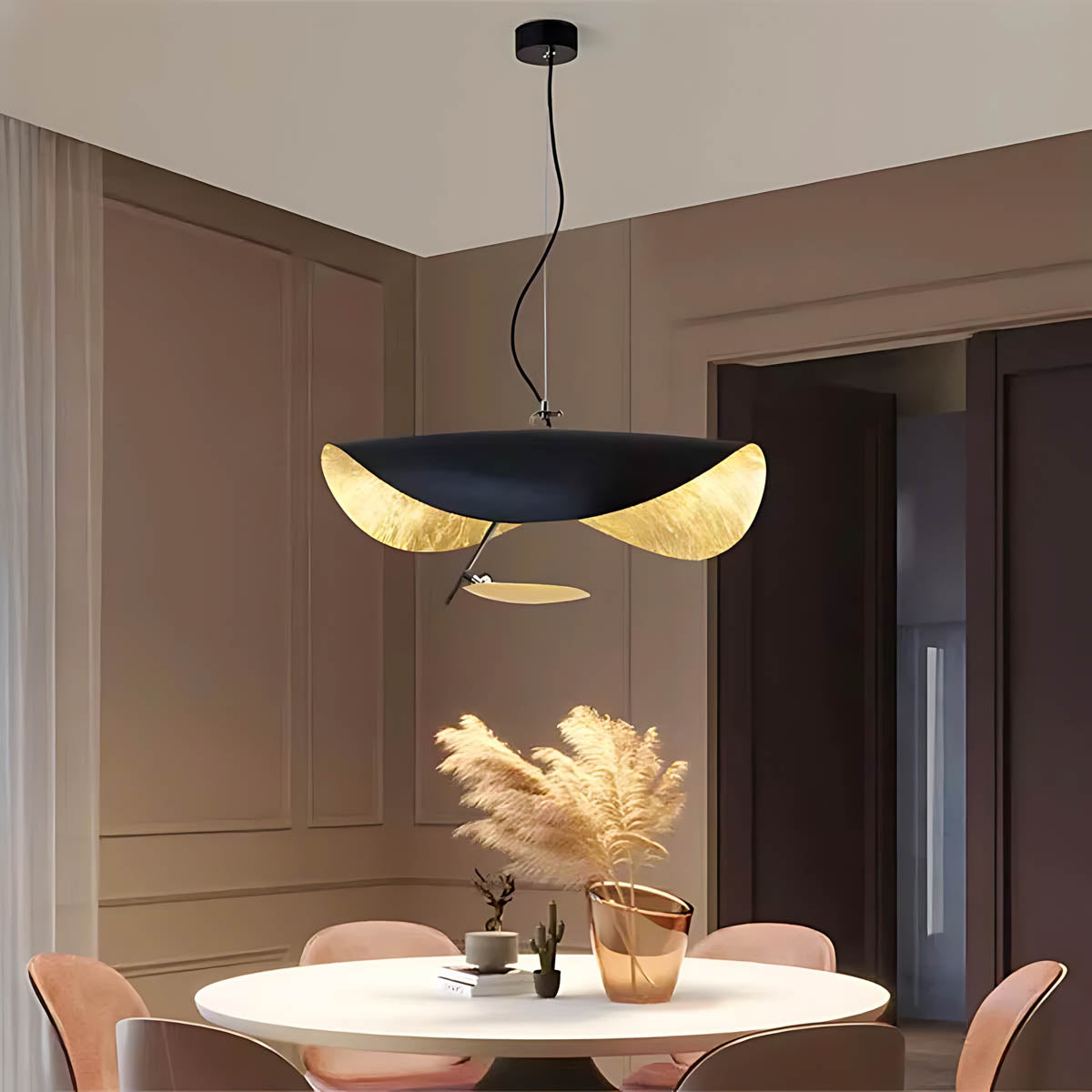 Fennel Frame Iron Pendant Light — gallery image 2