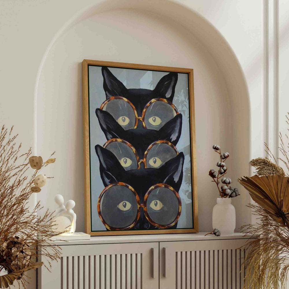 
Arte de pared en lienzo Foxglove Axis Cat — foto 4