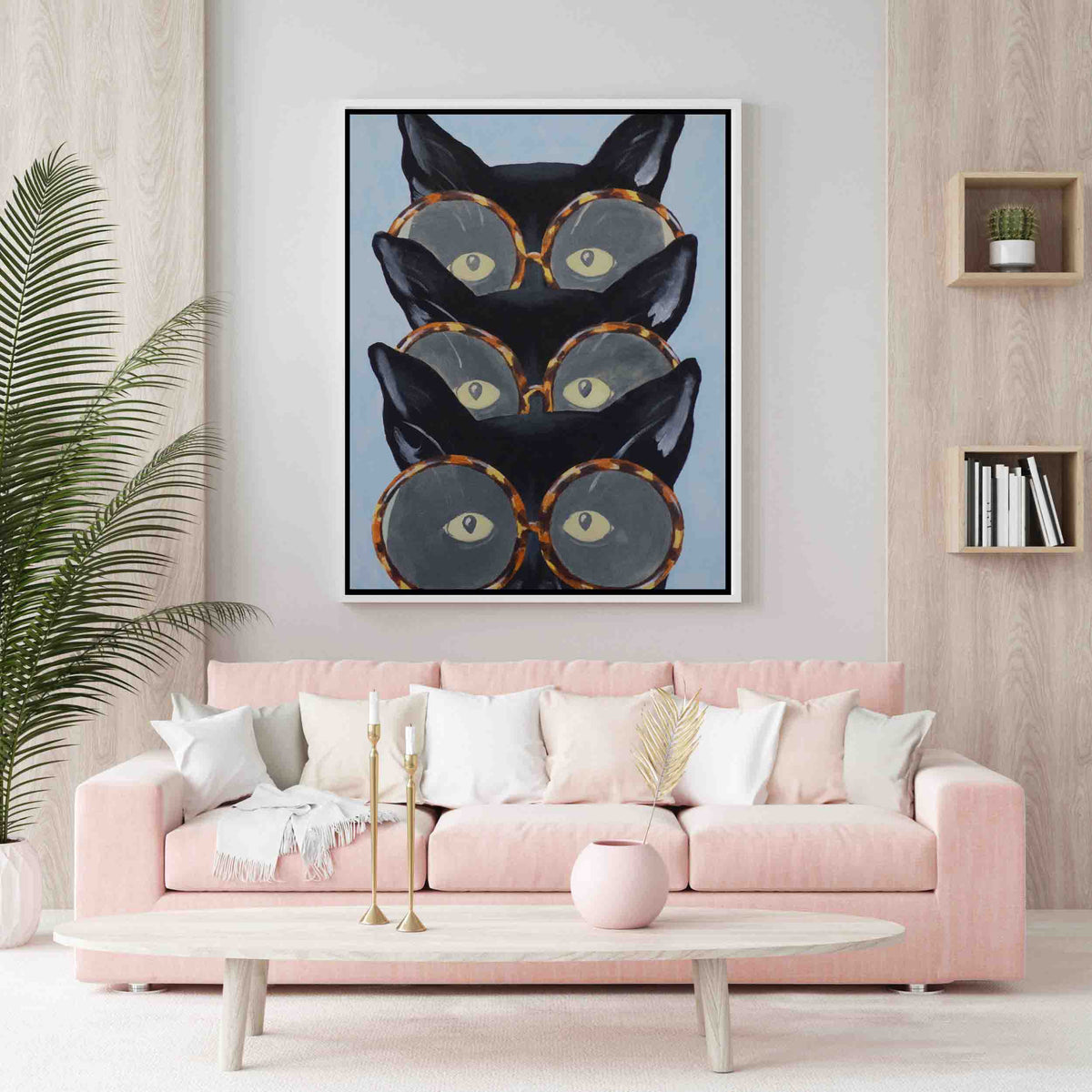 
Arte de pared en lienzo Foxglove Axis Cat — foto 6