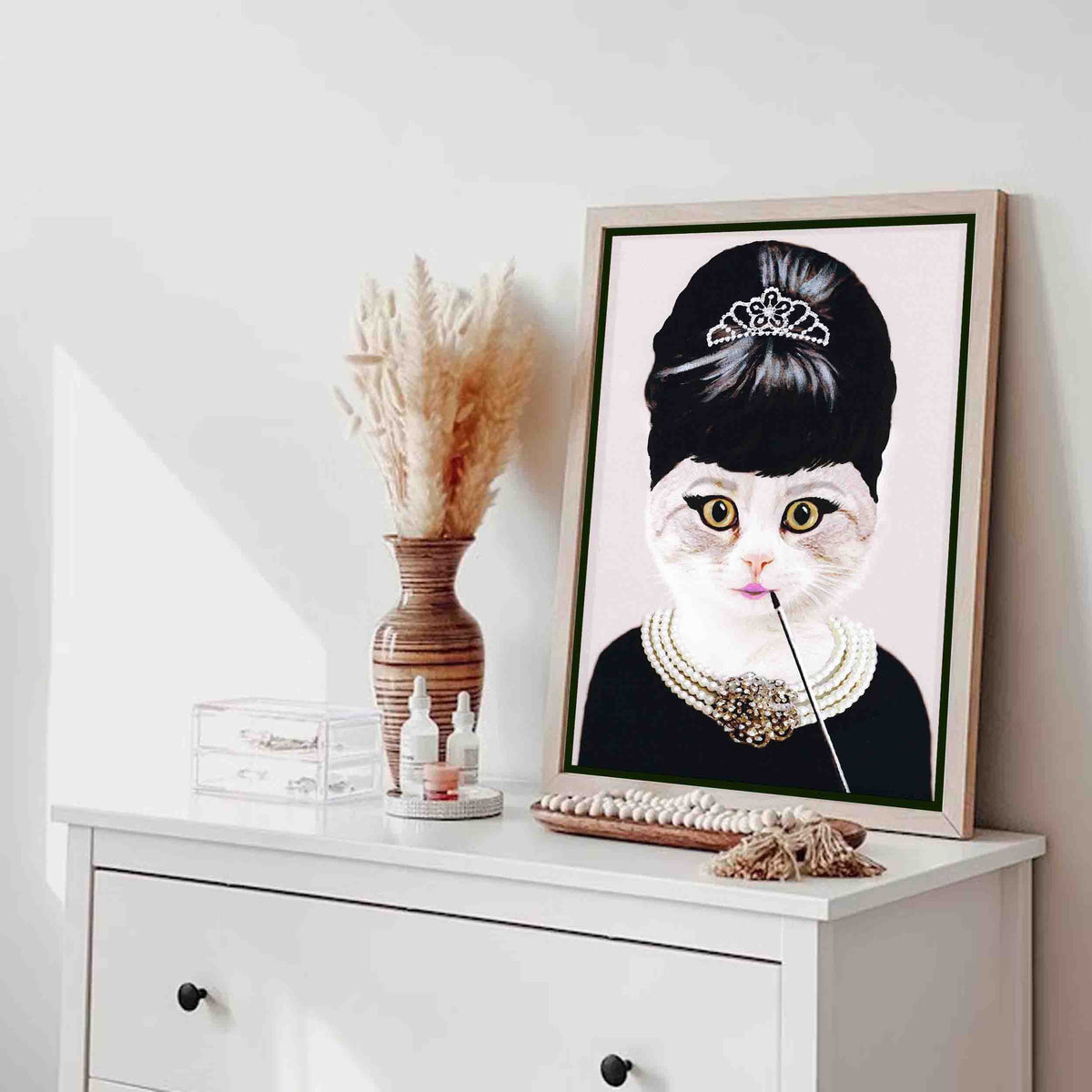 Elmsford Axis Cat Canvas Wall Art — gallery image 5